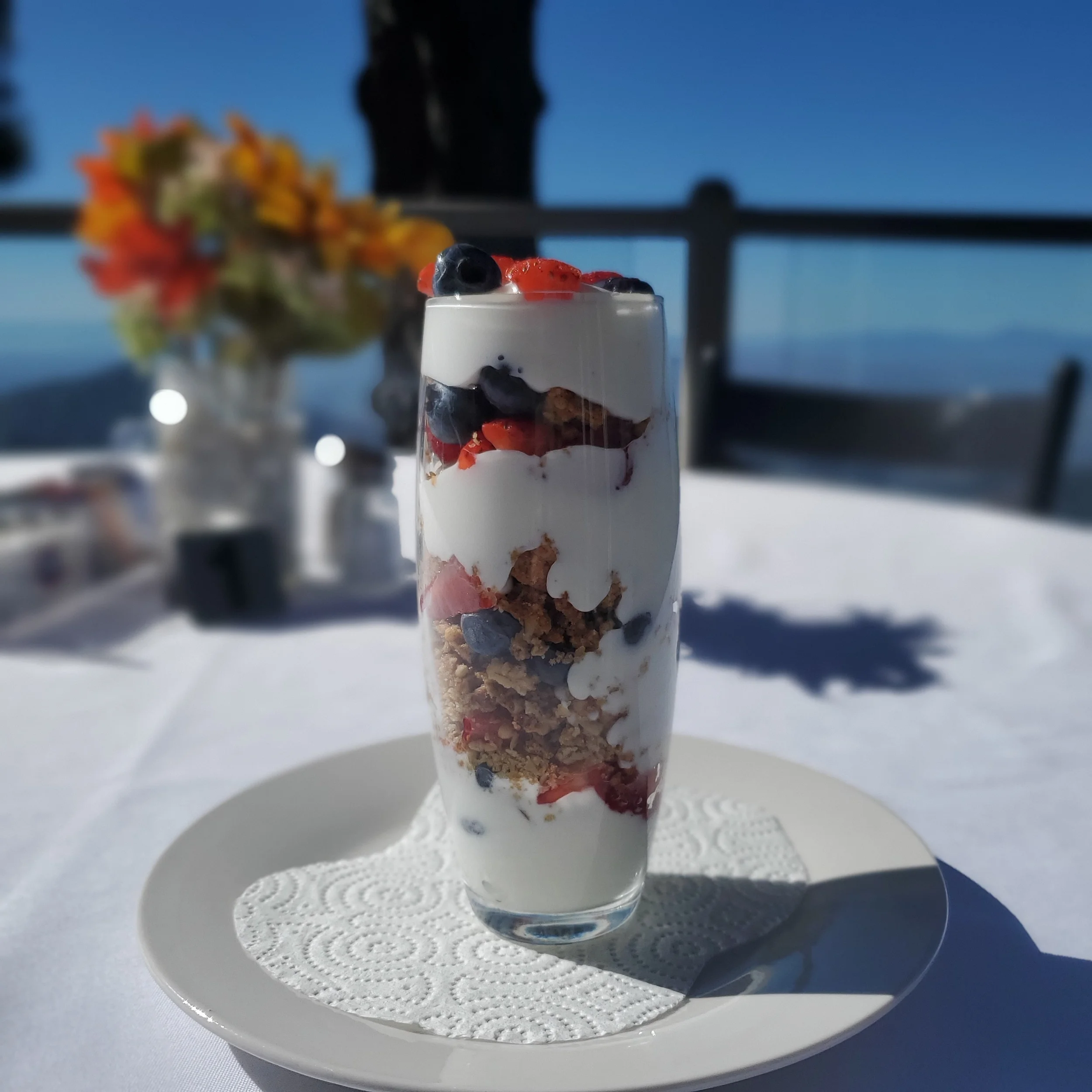 parfait at the sky view inn